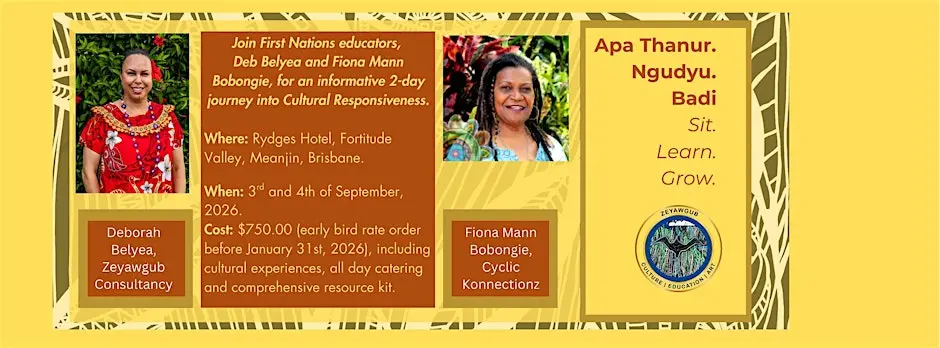 Apa Thanur. Ngudyu. Badi: Sit. Learn. Grow. (Brisbane)